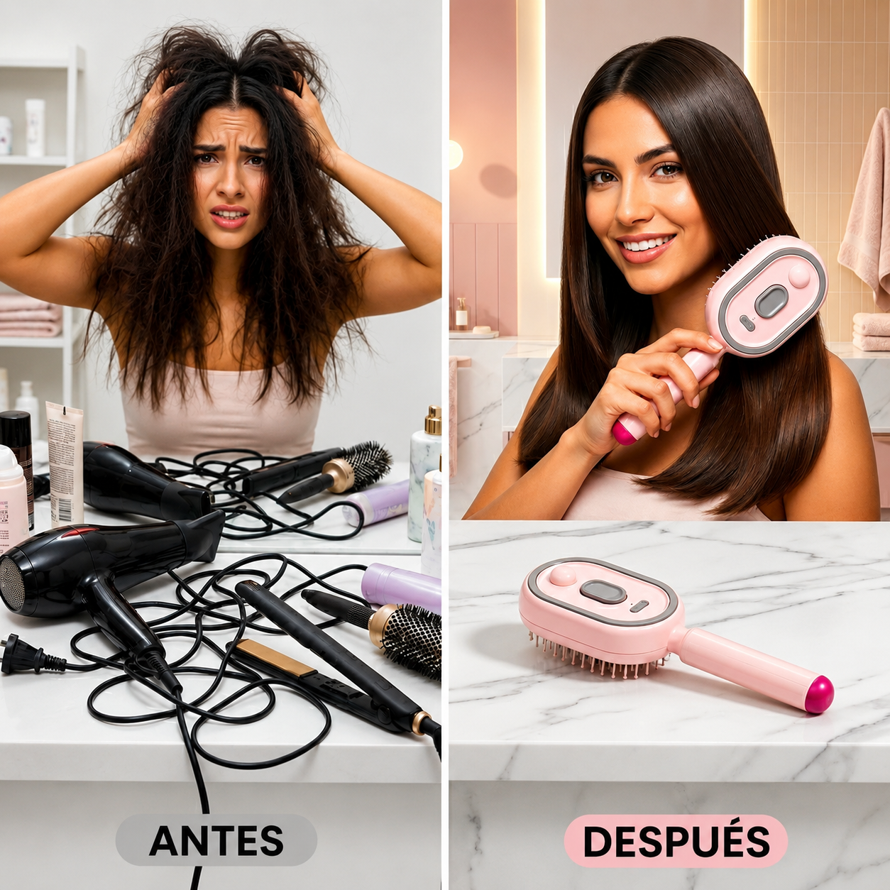 LumiLiss Pro 3 en 1 - Alisa, suaviza y peina sin complicarte.
